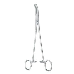 peritoneal clamp and hysterctomy forceps