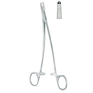 peritoneal clamp and hysterctomy forceps